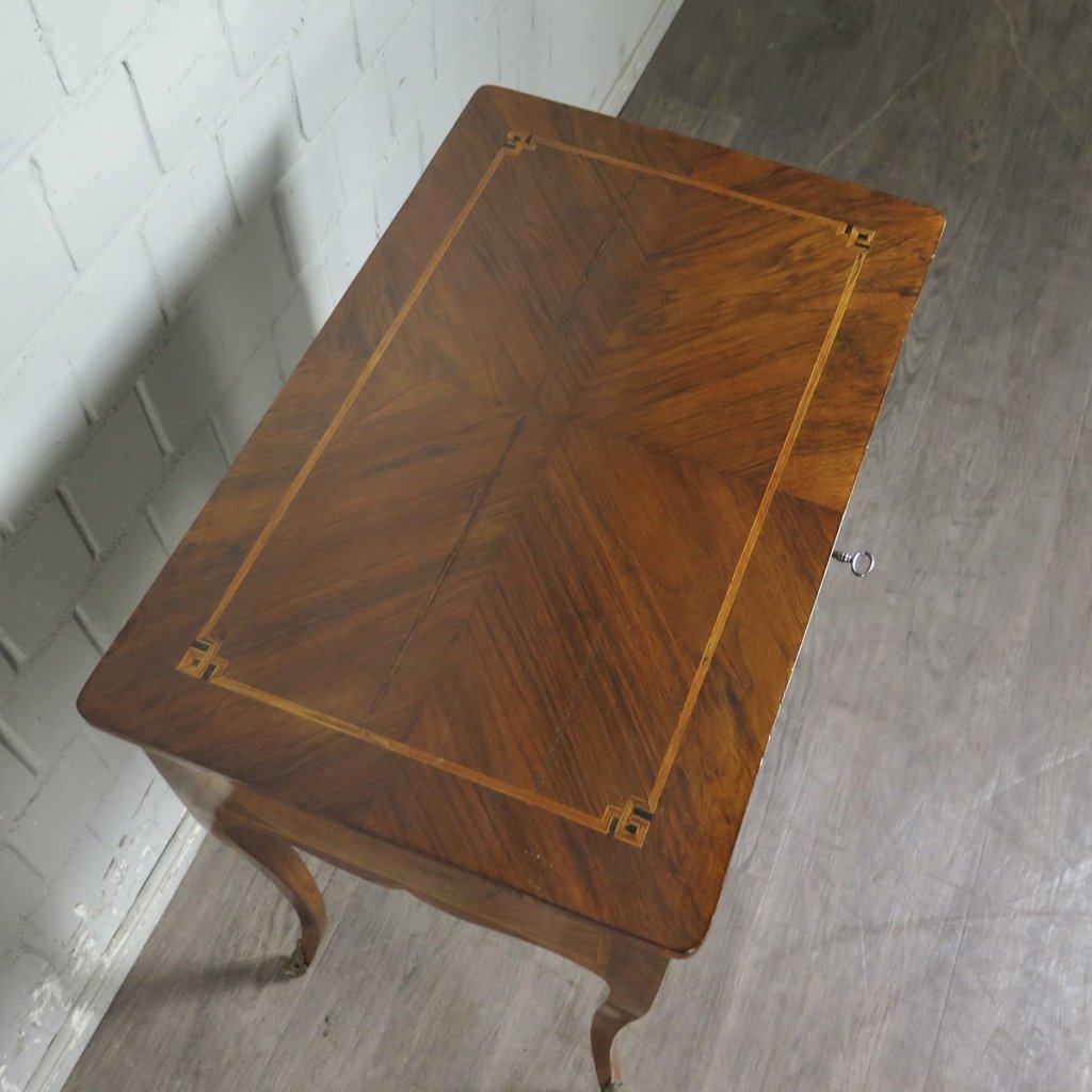 Schminktisch Biedermeier 1820 Nussbaum