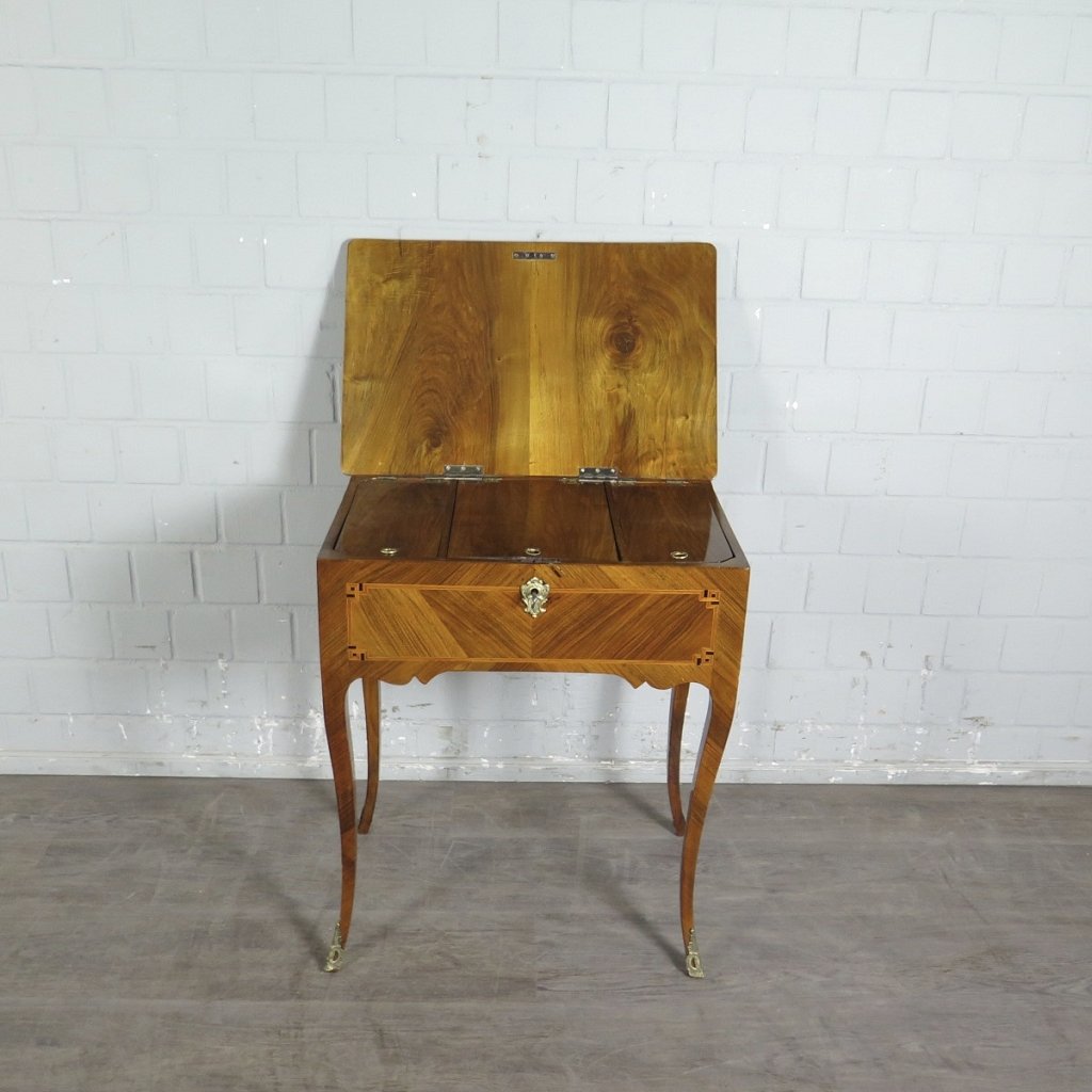 Schminktisch Biedermeier 1820 Nussbaum
