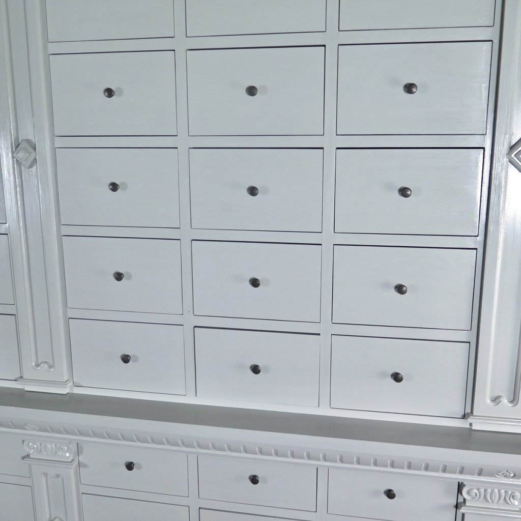 Apothekerschrank Ladenschrank Anna Massivholz 2,50 m