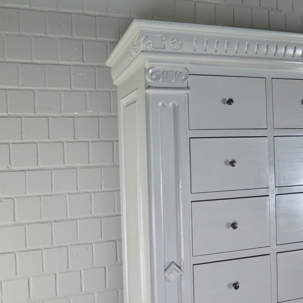 Apothekerschrank Ladenschrank Anna Massivholz 2,50 m