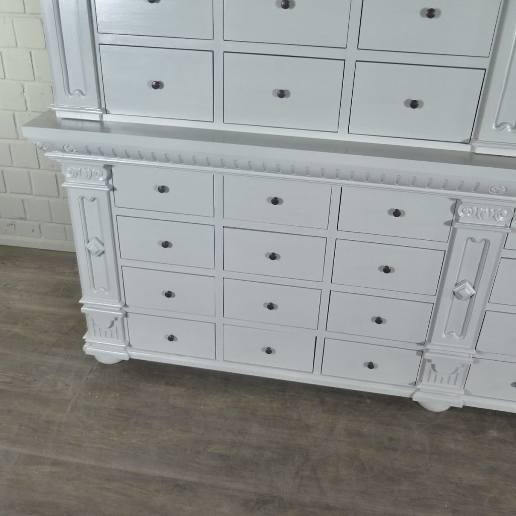 Apothekerschrank Ladenschrank Anna Massivholz 2,50 m