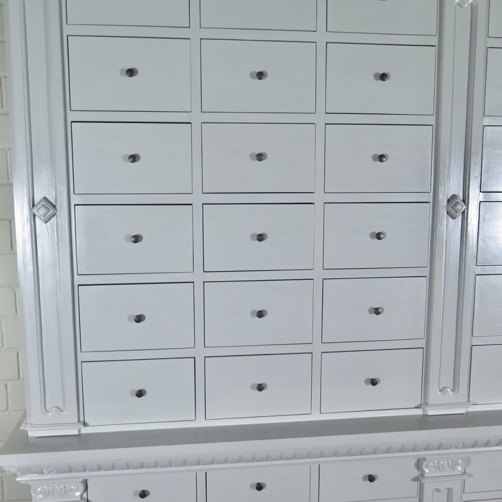 Apothekerschrank Ladenschrank Anna Massivholz 2,50 m