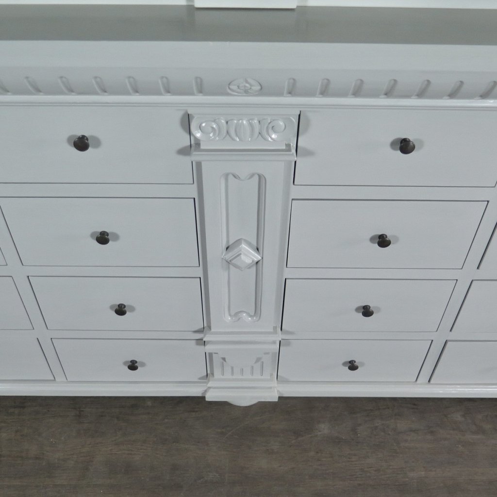 Apothekerschrank Ladenschrank Anna Massivholz 2,50 m