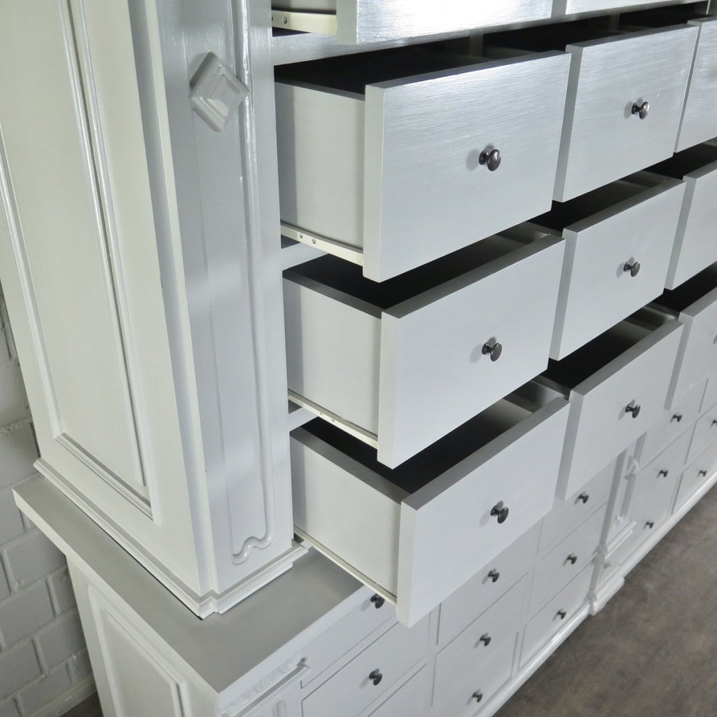 Apothekerschrank Ladenschrank Anna Massivholz 2,50 m