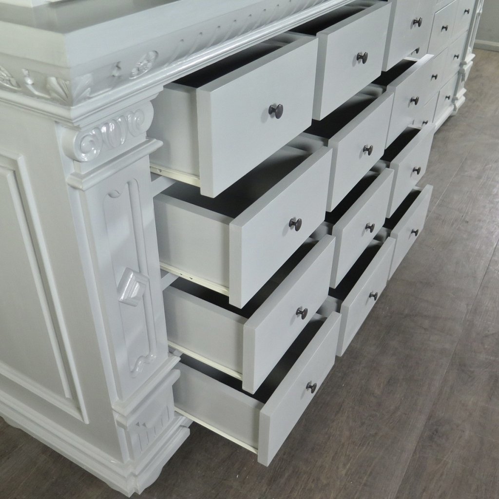 Apothekerschrank Ladenschrank Anna Massivholz 2,50 m
