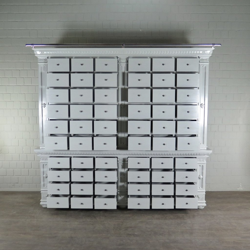 Apothekerschrank Ladenschrank Anna Massivholz 2,50 m
