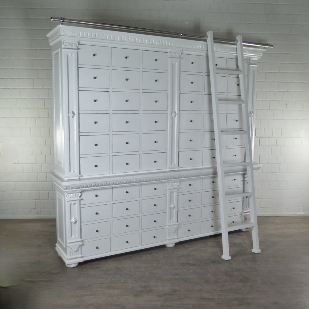 Apothekerschrank Ladenschrank Anna Massivholz 2,50 m