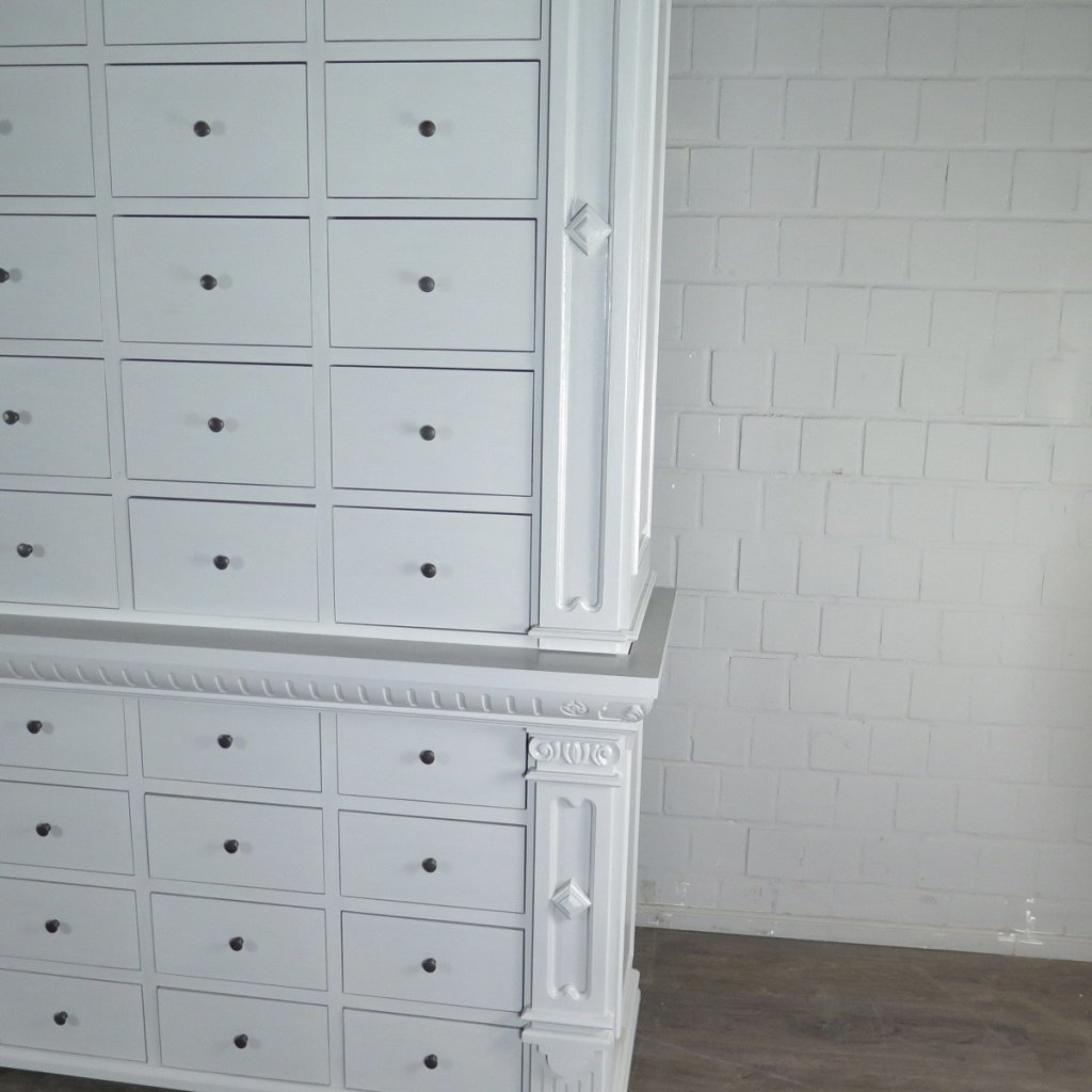 Apothekerschrank Ladenschrank Anna Massivholz 2,50 m