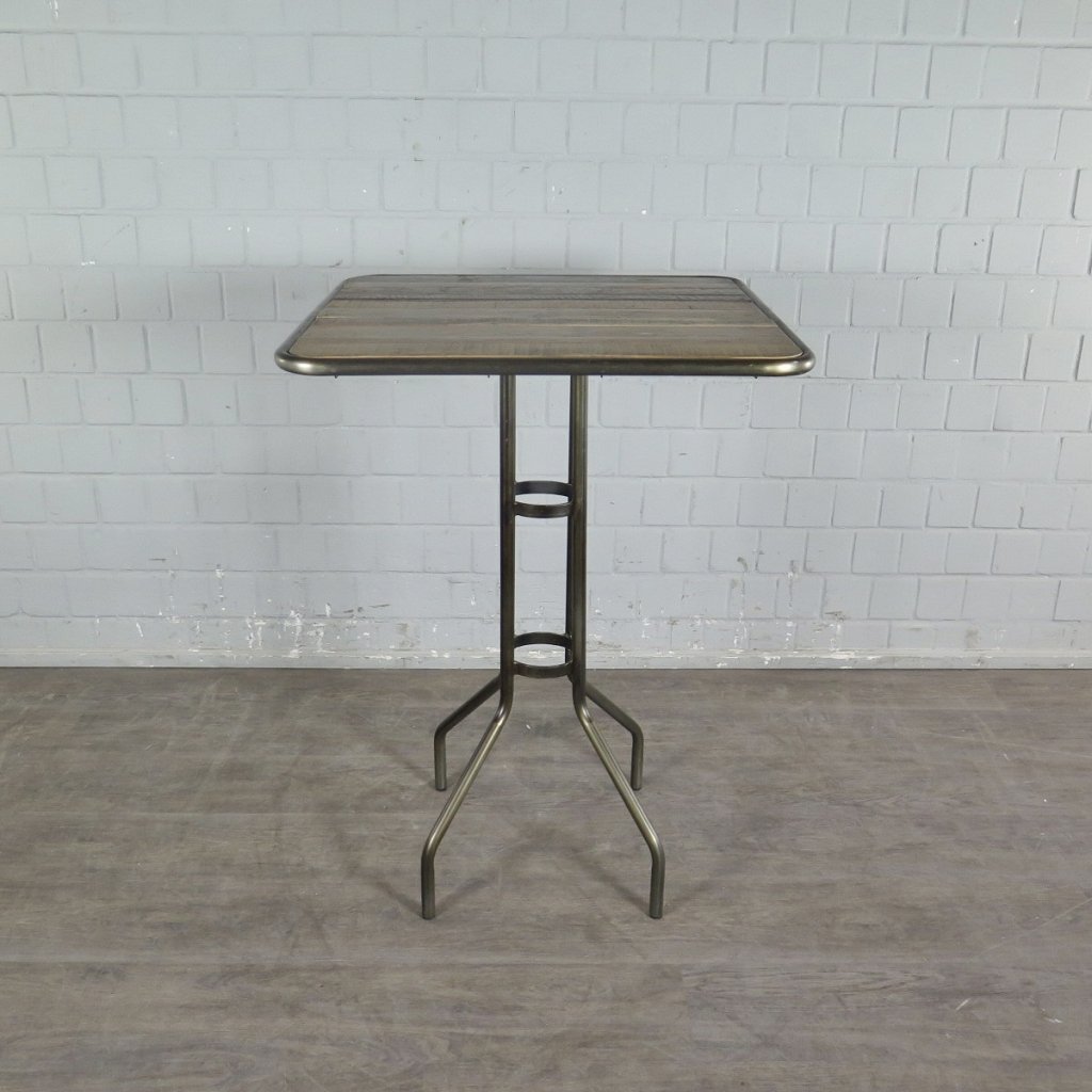 Stehtisch Tisch 0,80 m x 0,80 m Mangoholz