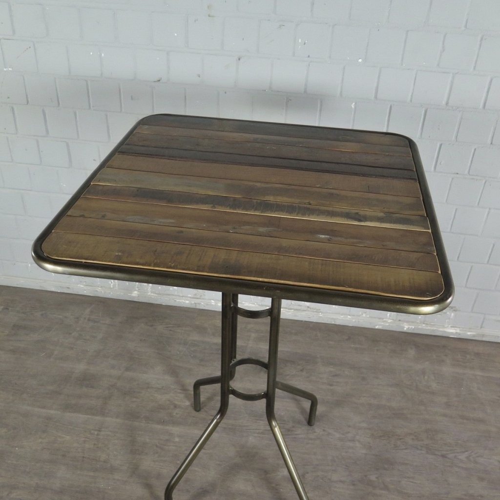 Stehtisch Tisch 0,80 m x 0,80 m Mangoholz