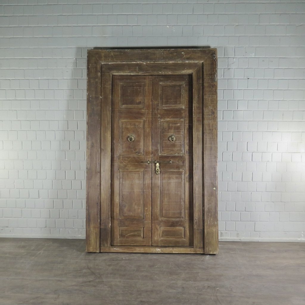 Tür Eingangstür Haustür 1910 Teakholz
