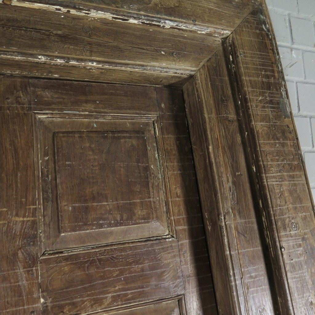 Tür Eingangstür Haustür 1910 Teakholz