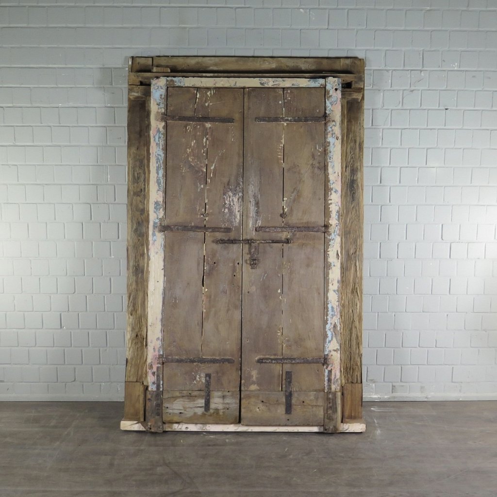 Tür Eingangstür Haustür 1910 Teakholz
