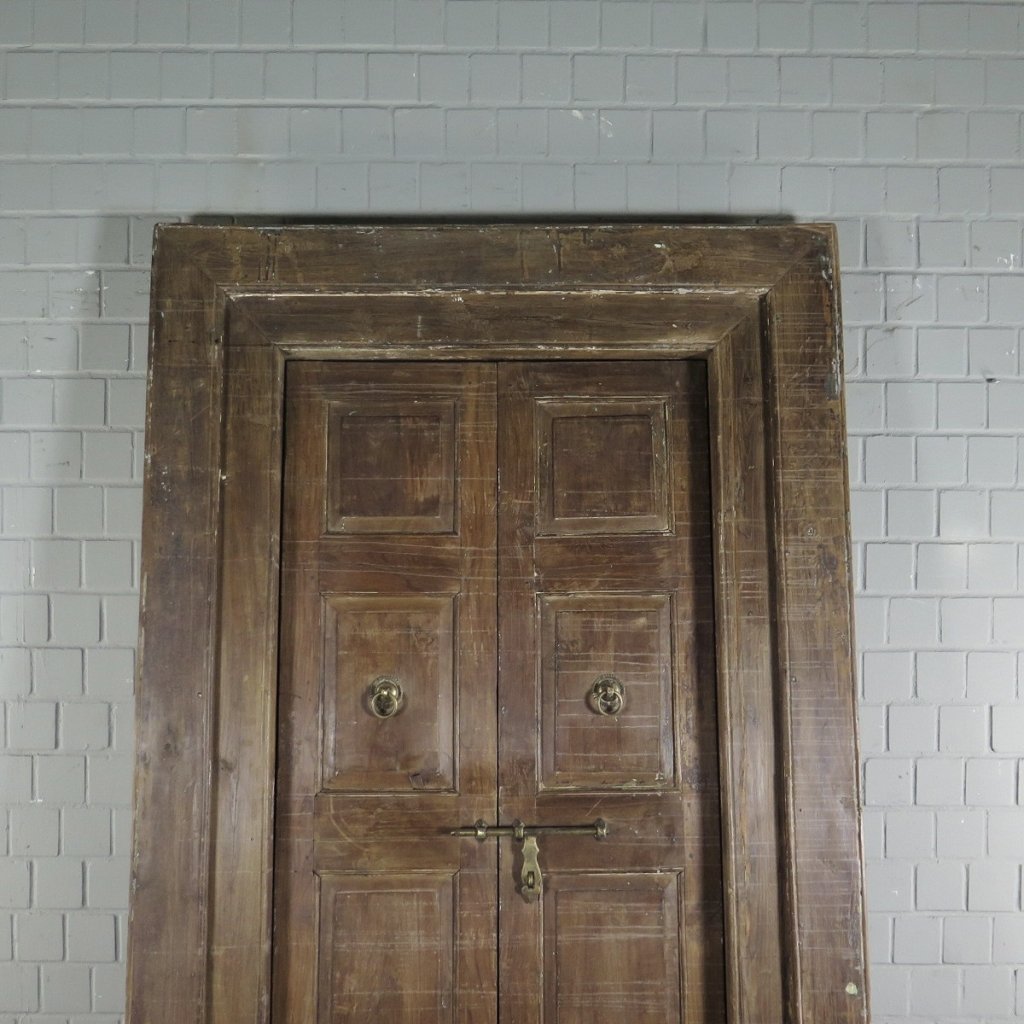 Tür Eingangstür Haustür 1910 Teakholz