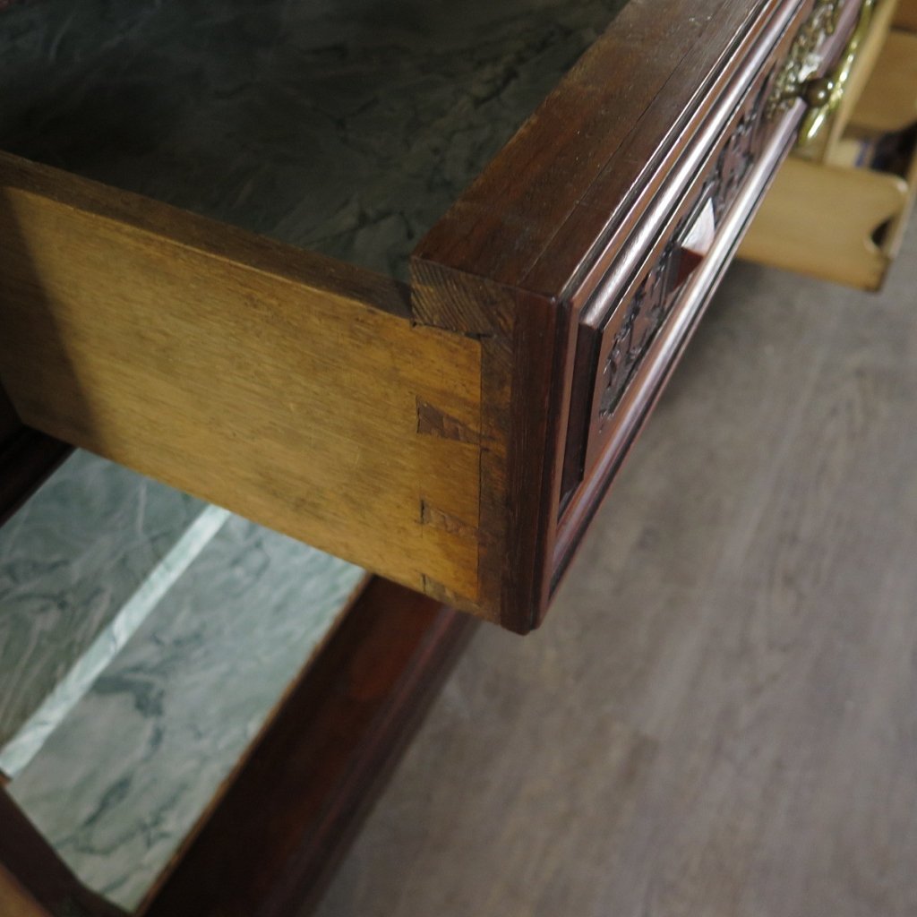Buffetschrank Schrank Gründerzeit 1880 Nussbaum