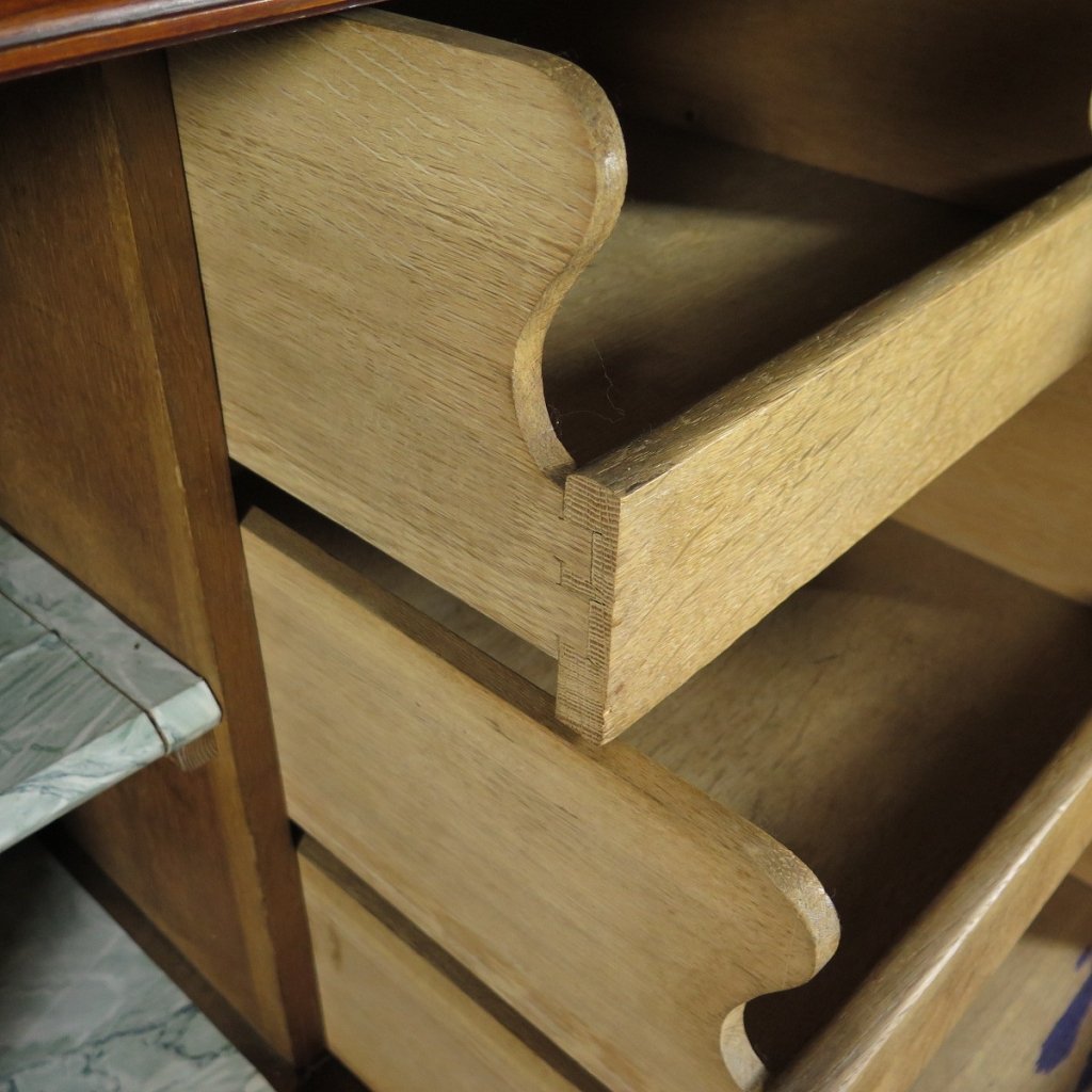 Buffetschrank Schrank Gründerzeit 1880 Nussbaum