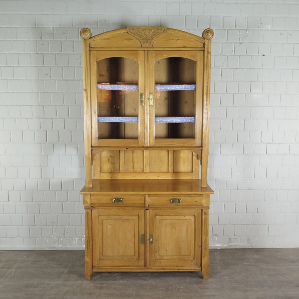 Buffetschrank Schrank Jugendstil 1910 Kiefer