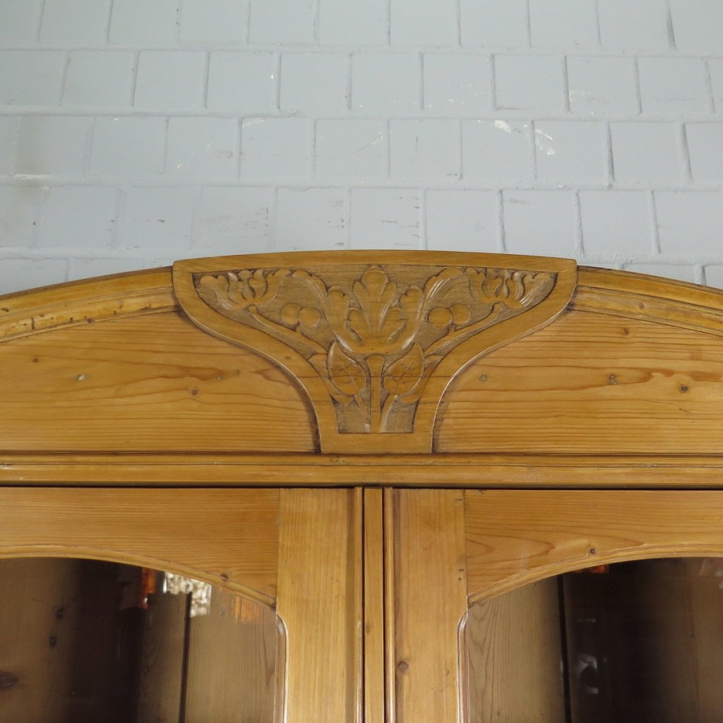 Buffetschrank Schrank Jugendstil 1910 Kiefer