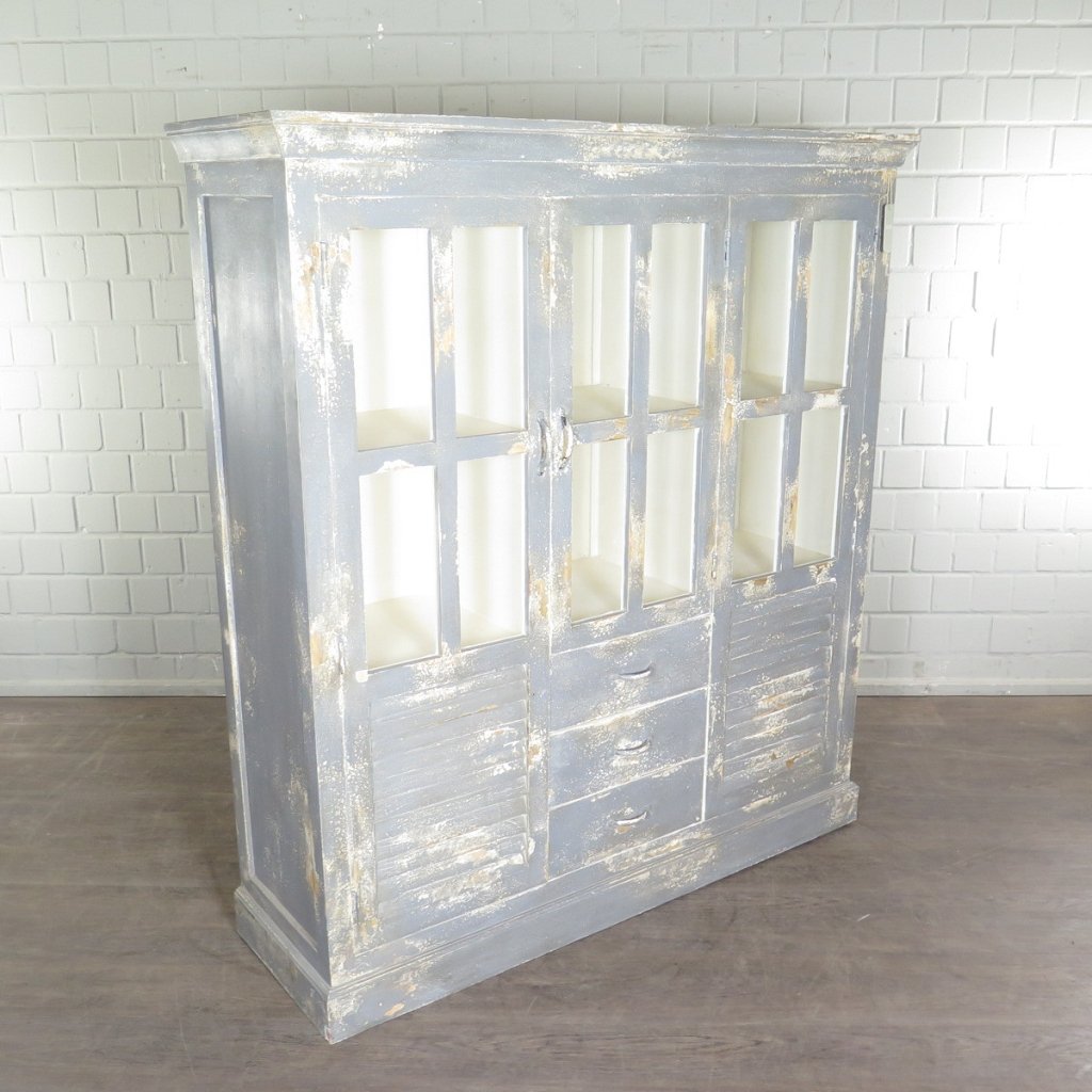 Ralph Lauren Vitrine Bücherschrank Teakholz 1,45 m