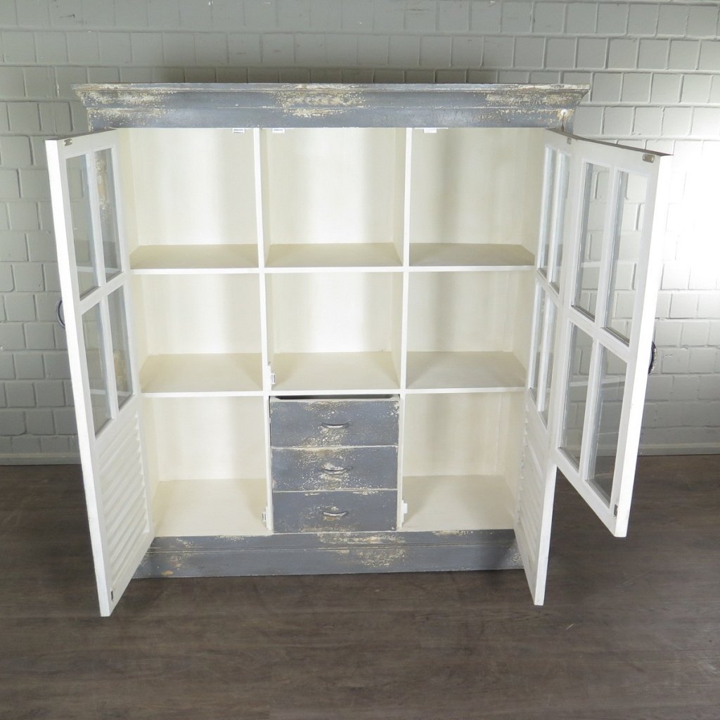 Ralph Lauren Vitrine Bücherschrank Teakholz 1,45 m