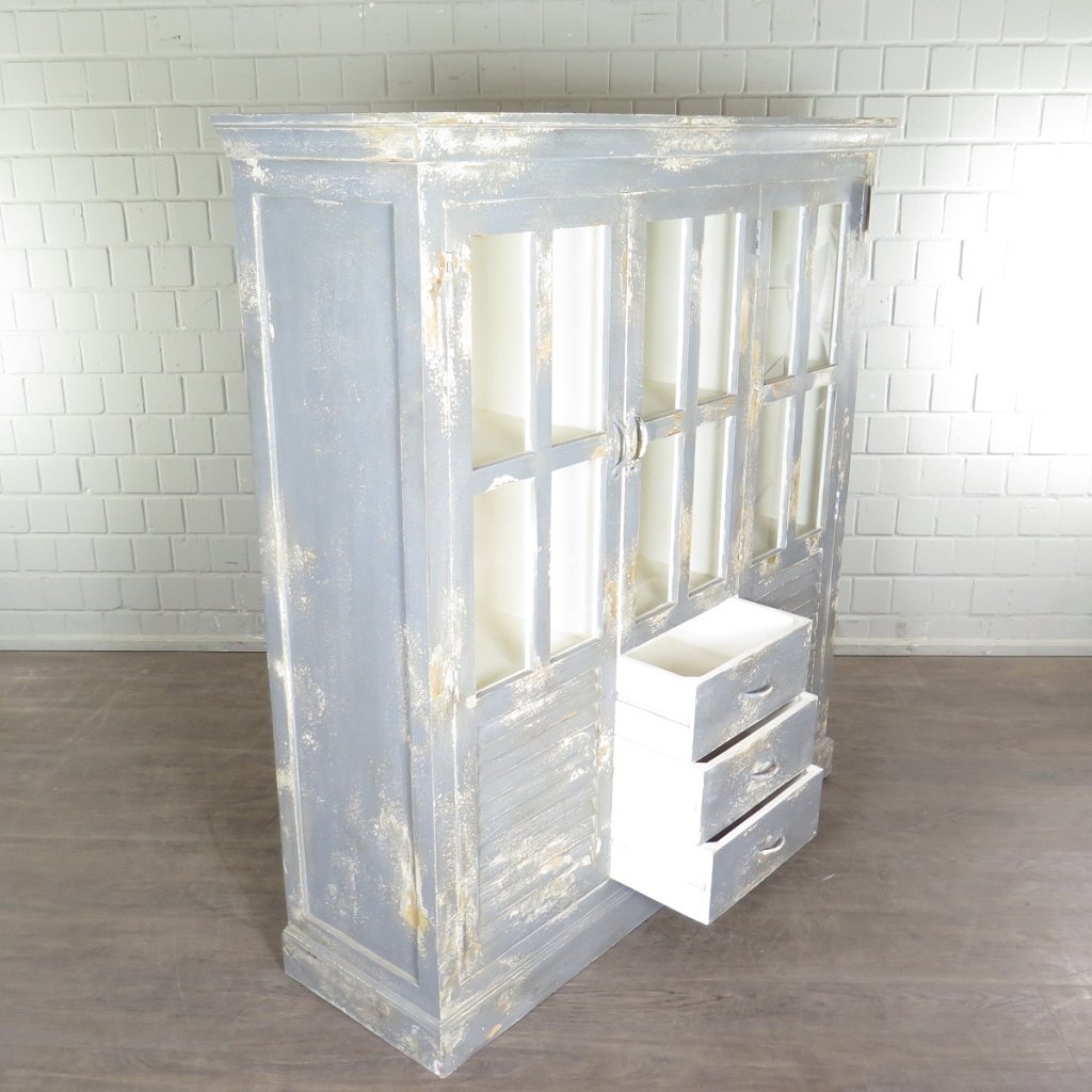 Ralph Lauren Vitrine Bücherschrank Teakholz 1,45 m