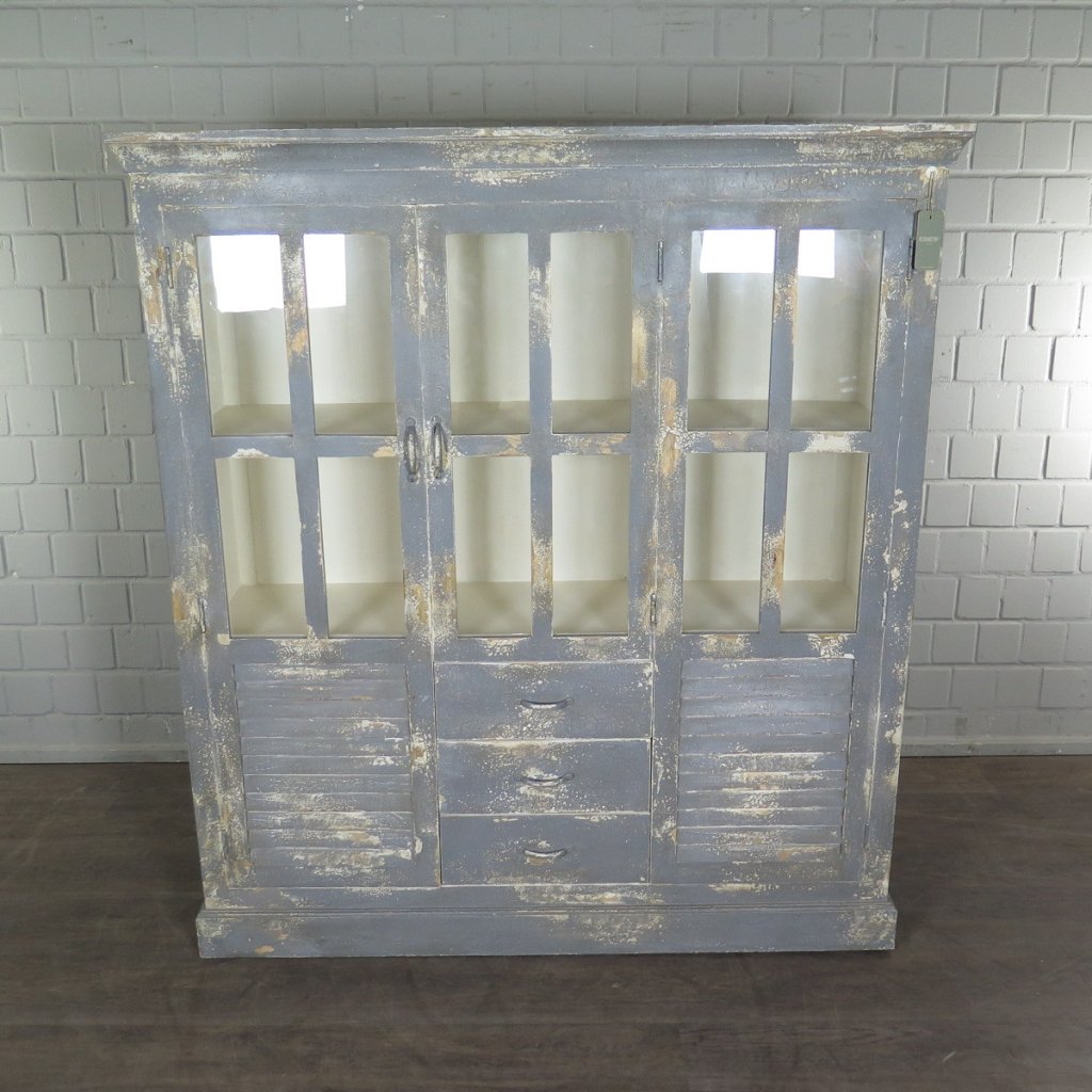 Ralph Lauren Vitrine Bücherschrank Teakholz 1,45 m