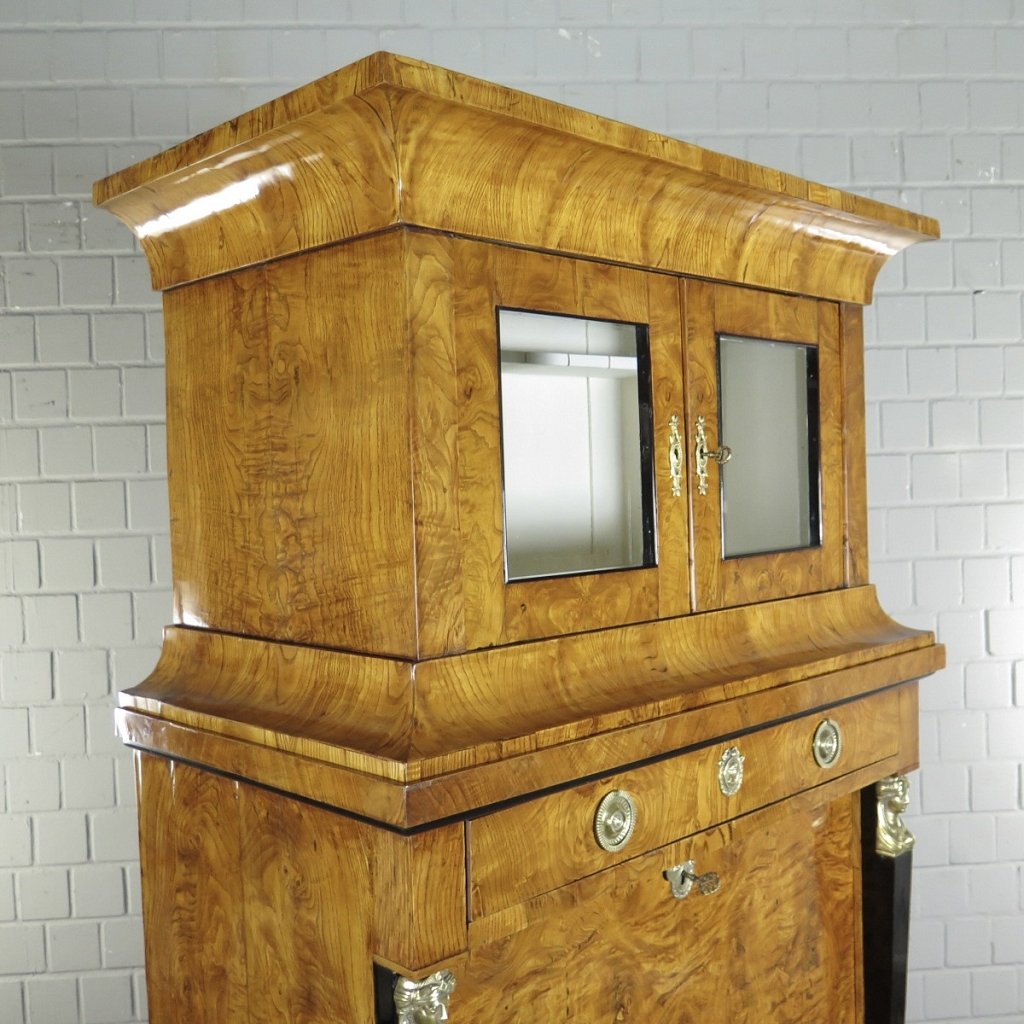 Sekretär Aufsatzsekretär Empire 1790 Esche