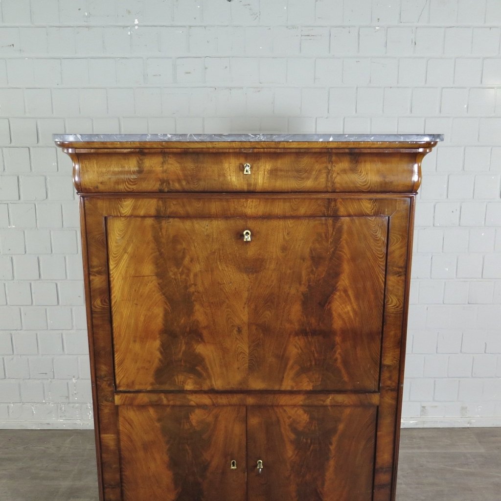 Sekretär Biedermeier 1830 Mahagoni