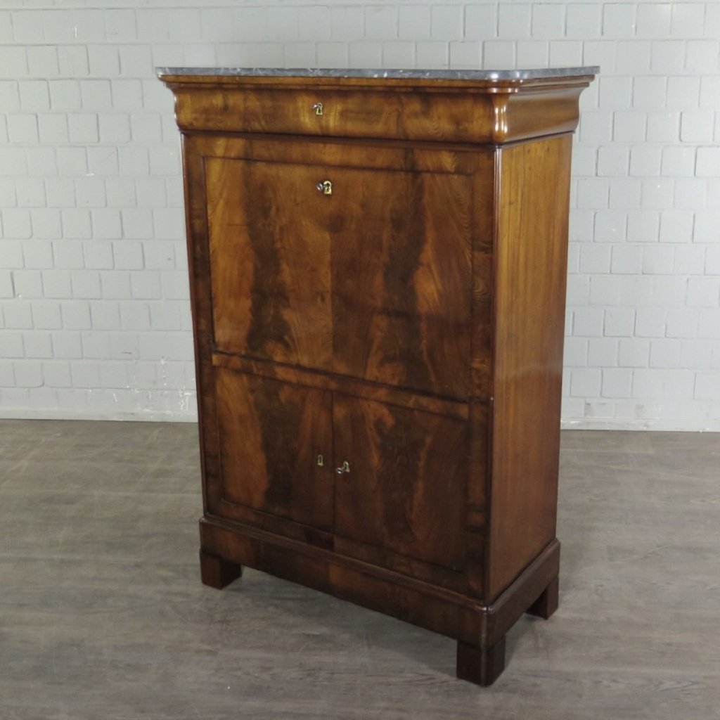 Sekretär Biedermeier 1830 Mahagoni
