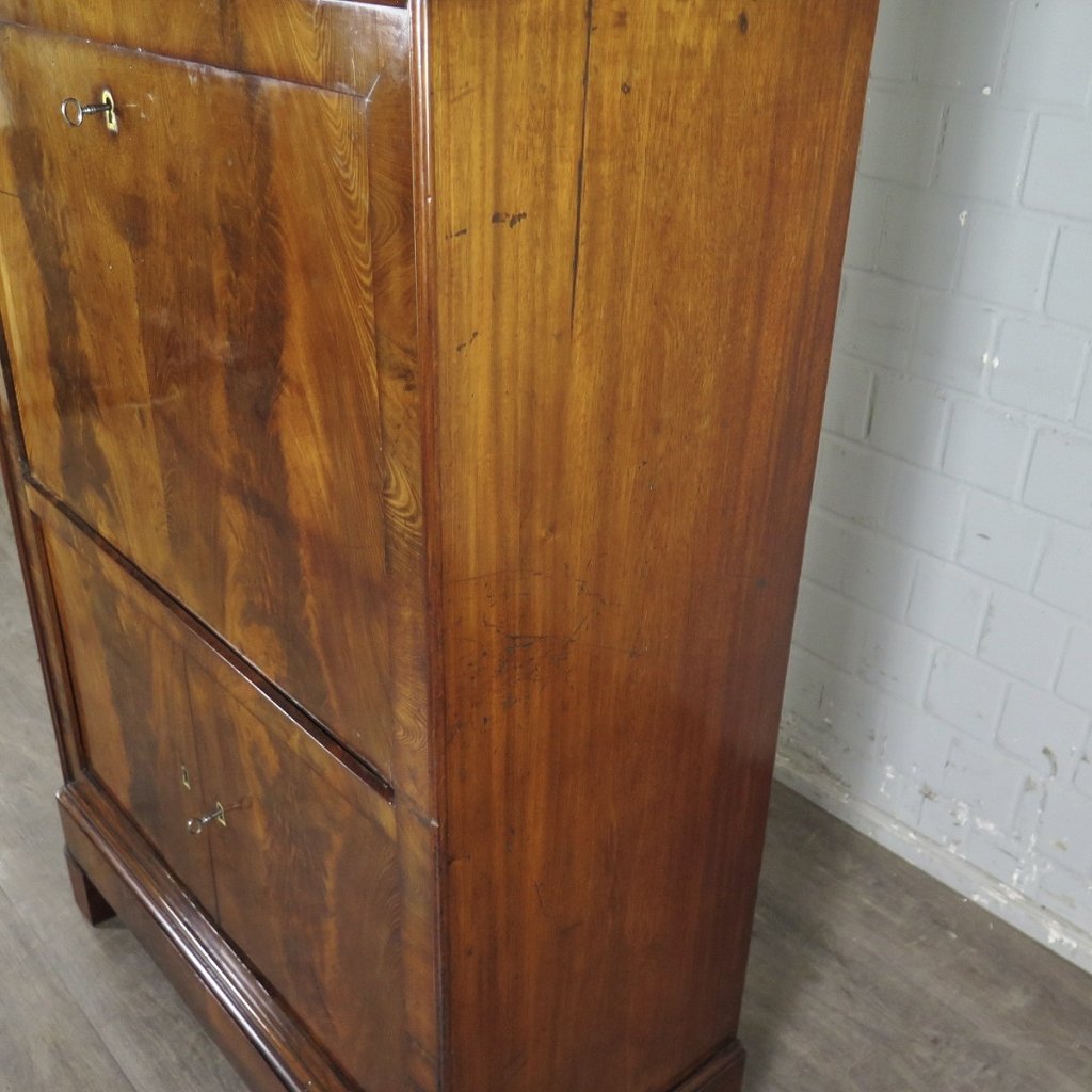 Sekretär Biedermeier 1830 Mahagoni