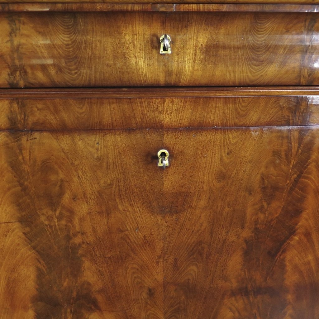 Sekretär Biedermeier 1830 Mahagoni