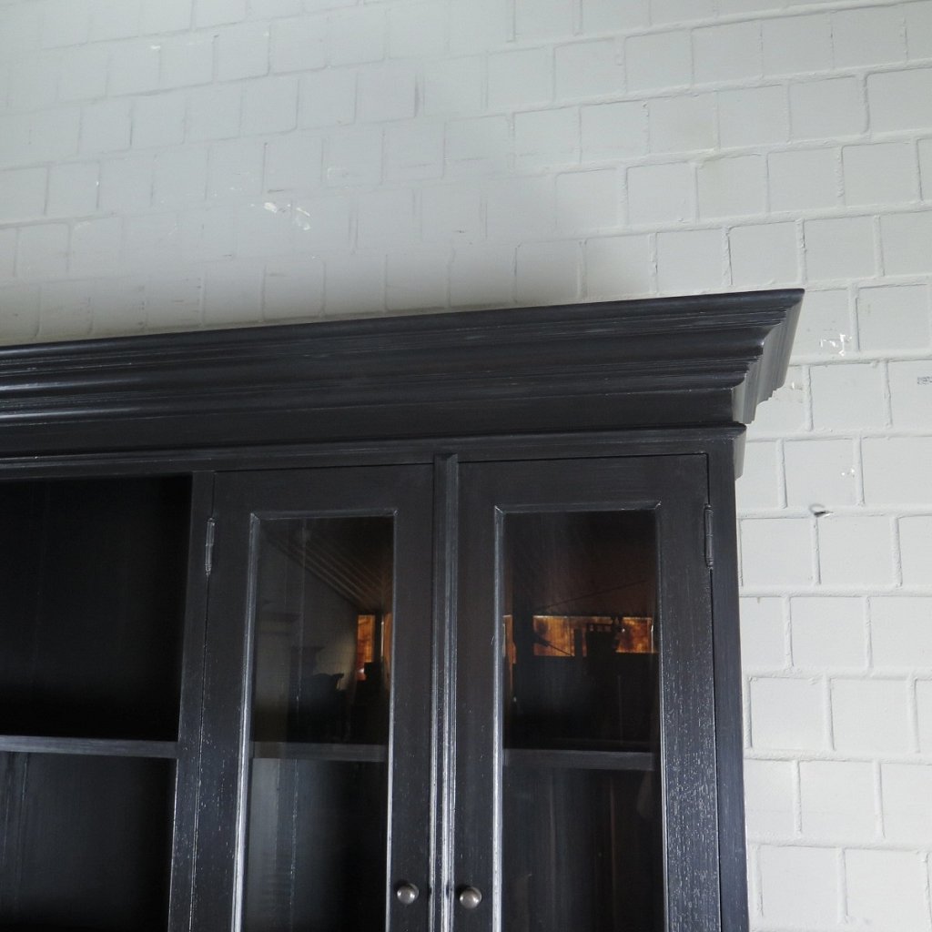 Buffetschrank Vitrine 2,00 m Teakholz