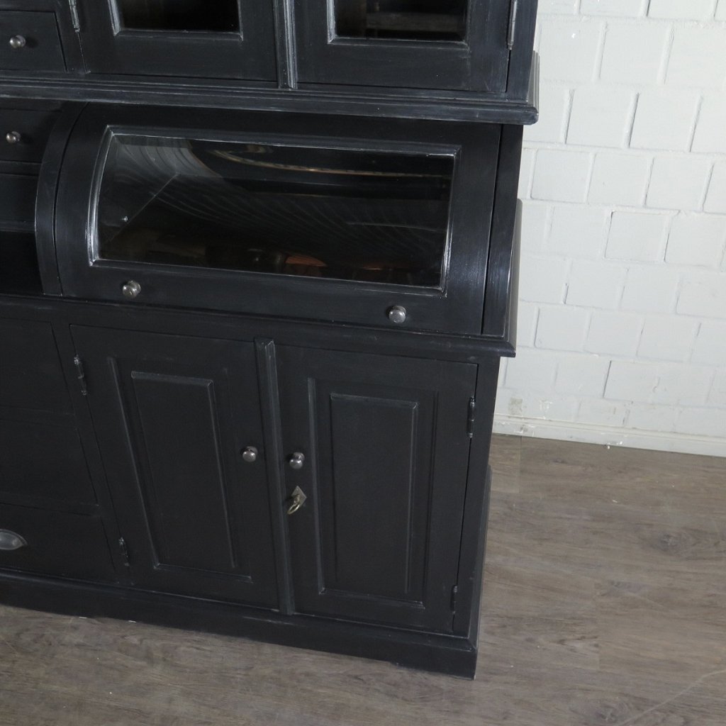 Buffetschrank Vitrine 2,00 m Teakholz