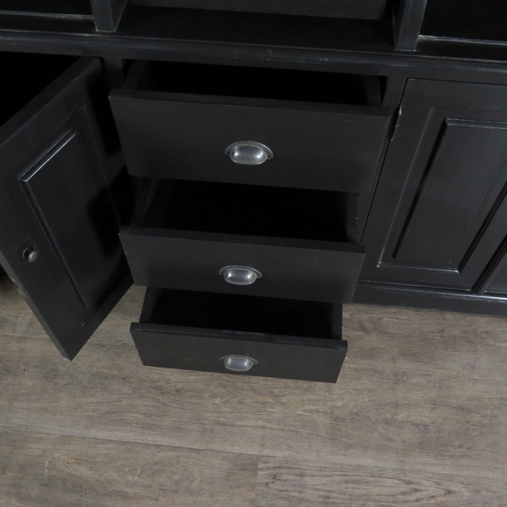 Buffetschrank Vitrine 2,00 m Teakholz
