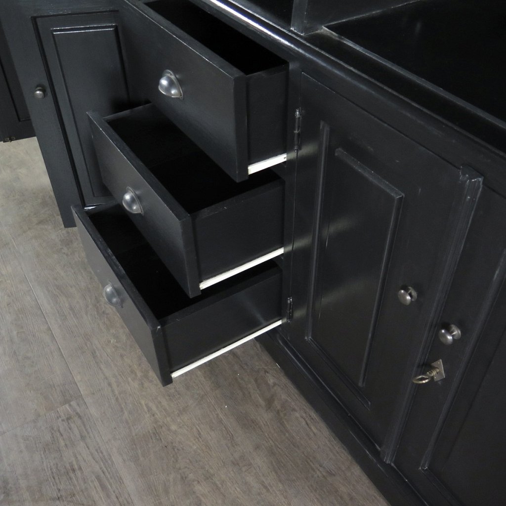Buffetschrank Vitrine 2,00 m Teakholz