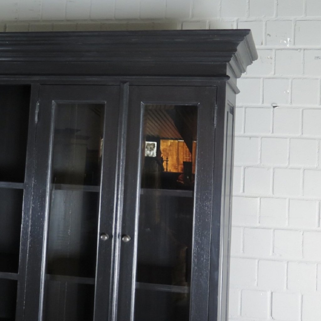 Buffetschrank Vitrine 2,00 m Teakholz