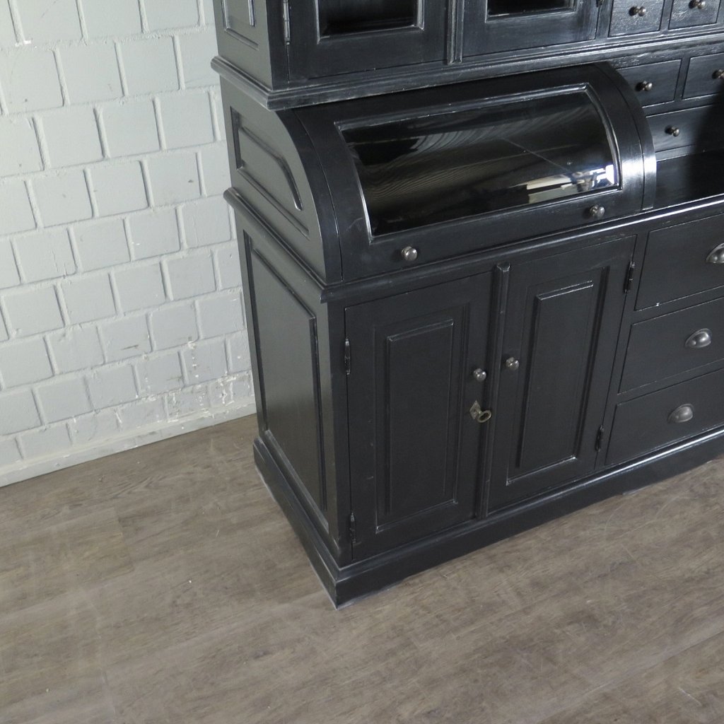 Buffetschrank Vitrine 2,00 m Teakholz