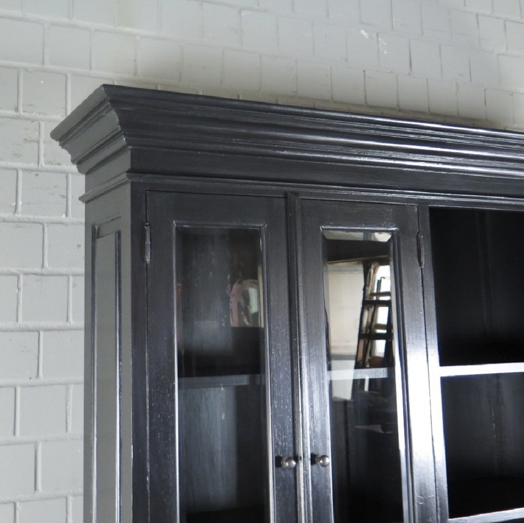 Buffetschrank Vitrine 2,00 m Teakholz