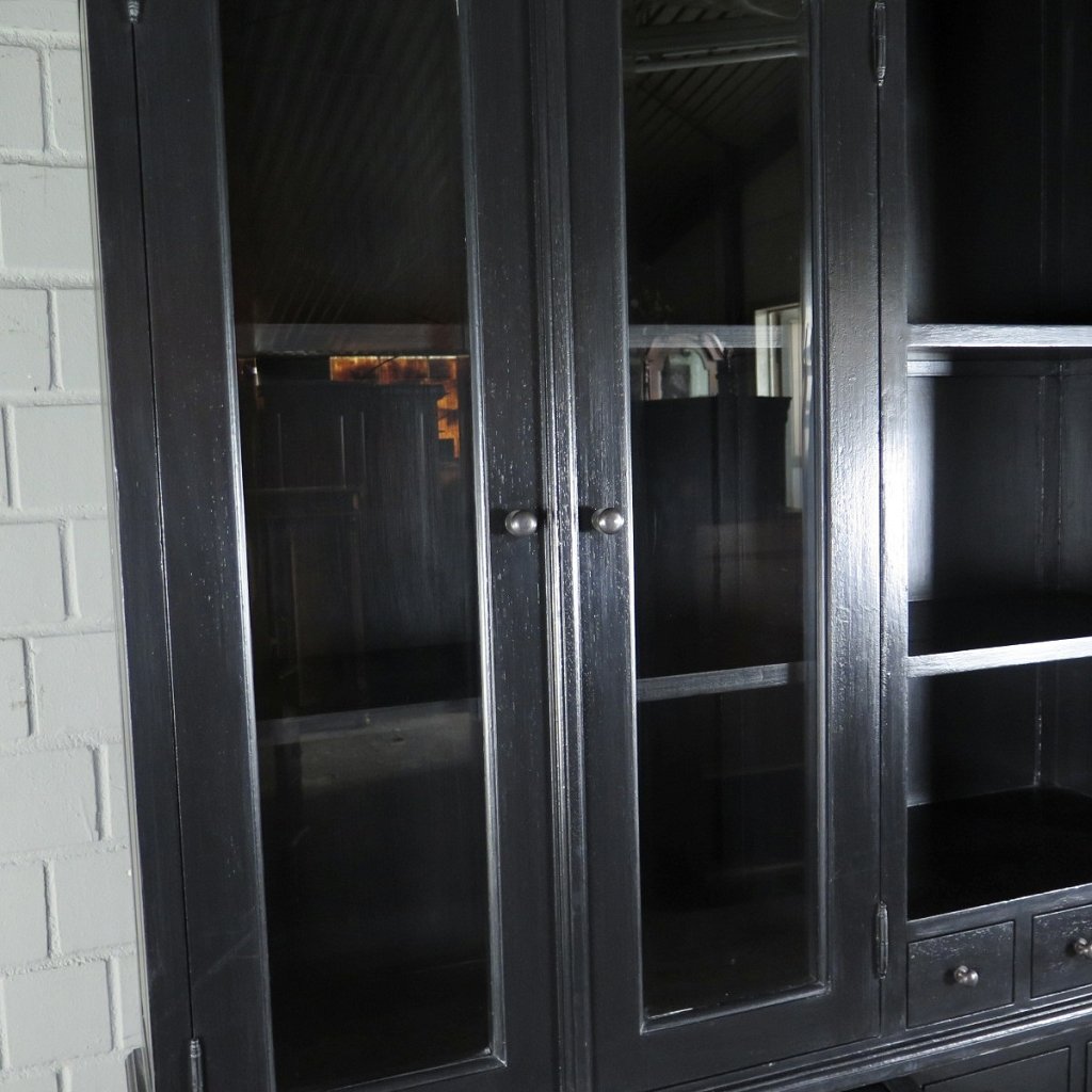 Buffetschrank Vitrine 2,00 m Teakholz