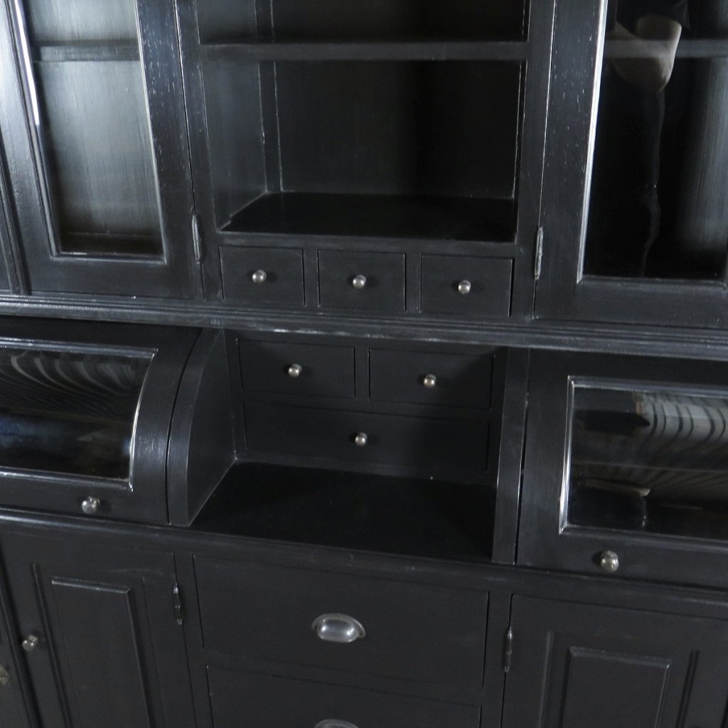 Buffetschrank Vitrine 2,00 m Teakholz