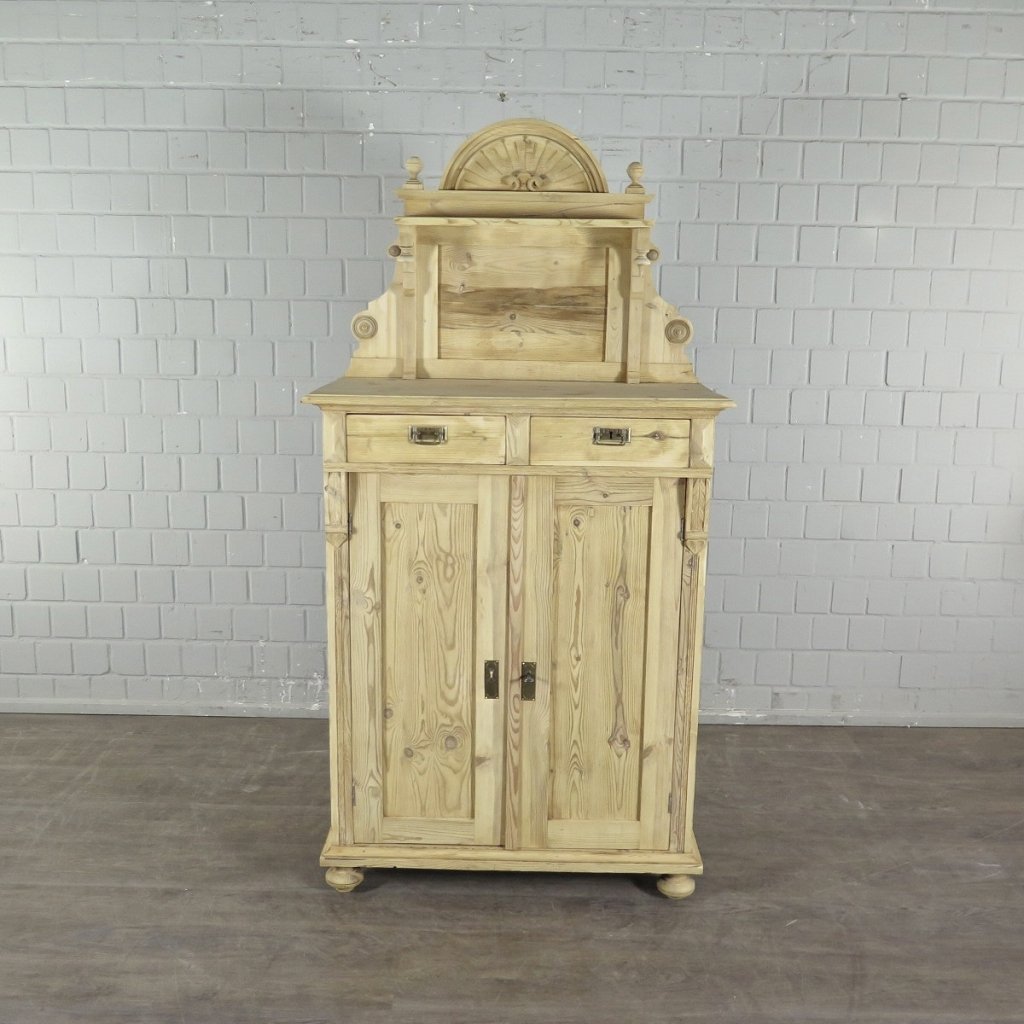Vertiko mit Aufsatz Gründerzeit 1880 Kiefer
