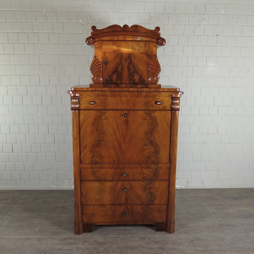 Sekretär Biedermeier 1830 Mahagoni