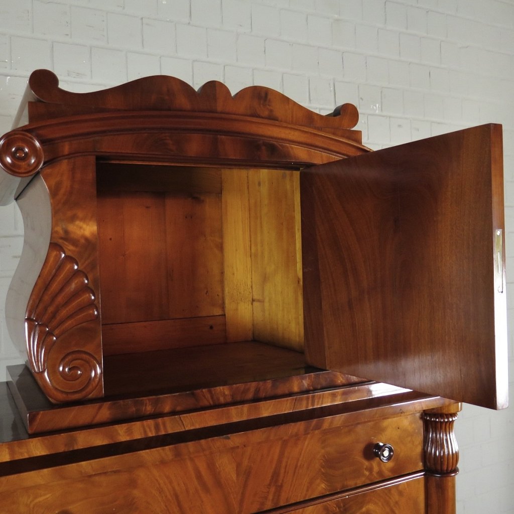 Sekretär Biedermeier 1830 Mahagoni