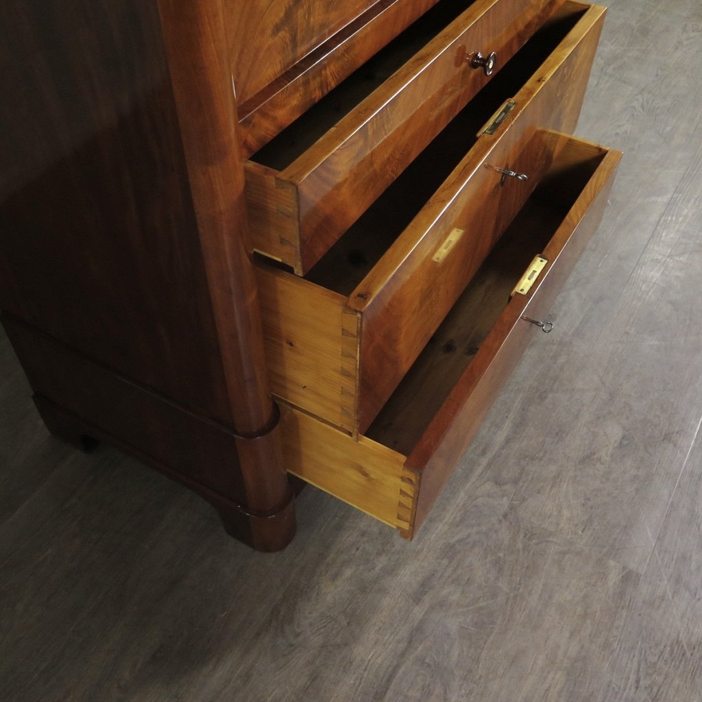 Sekretär Biedermeier 1830 Mahagoni