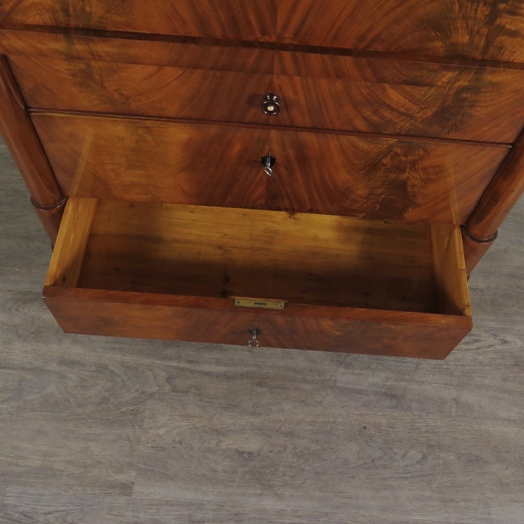 Sekretär Biedermeier 1830 Mahagoni