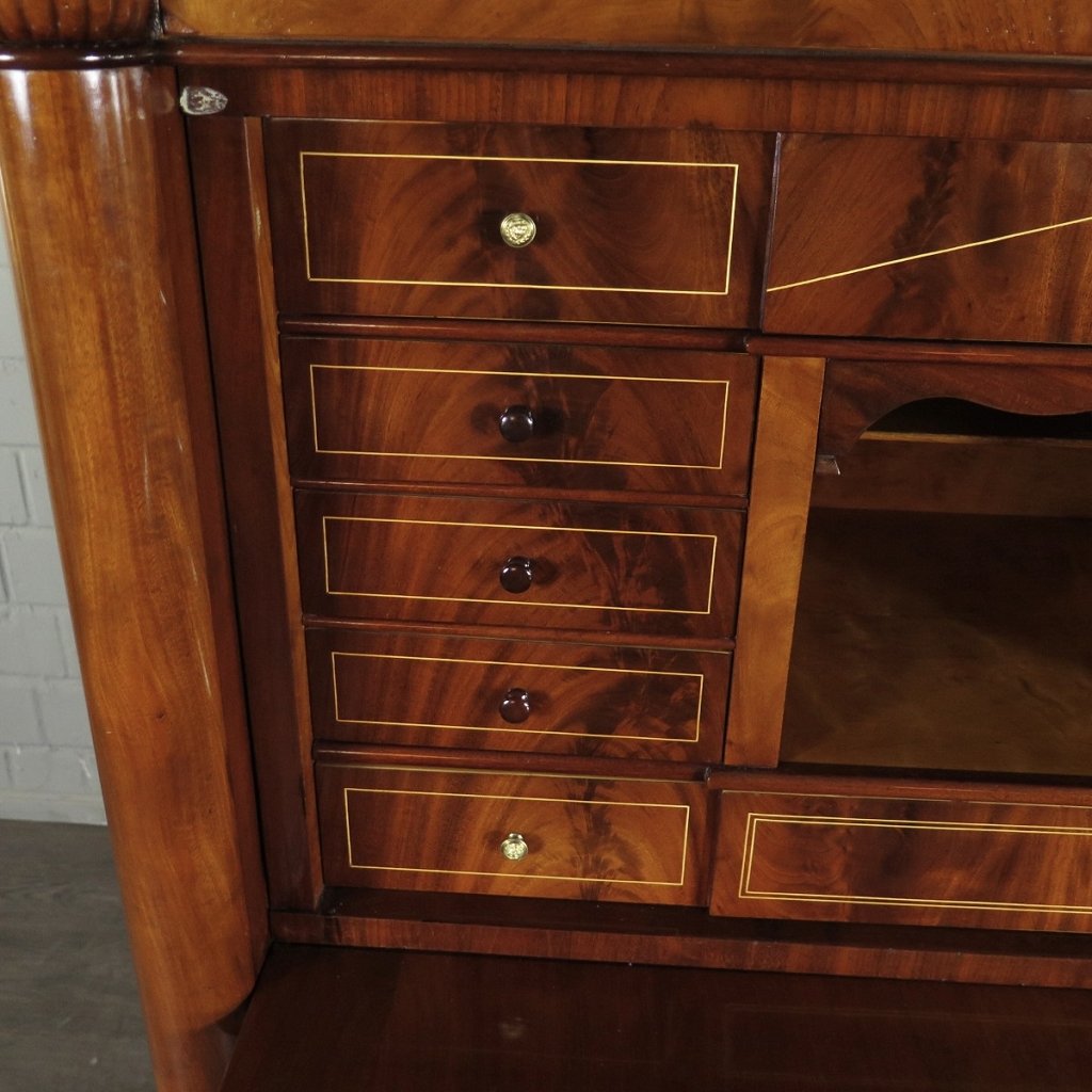 Sekretär Biedermeier 1830 Mahagoni