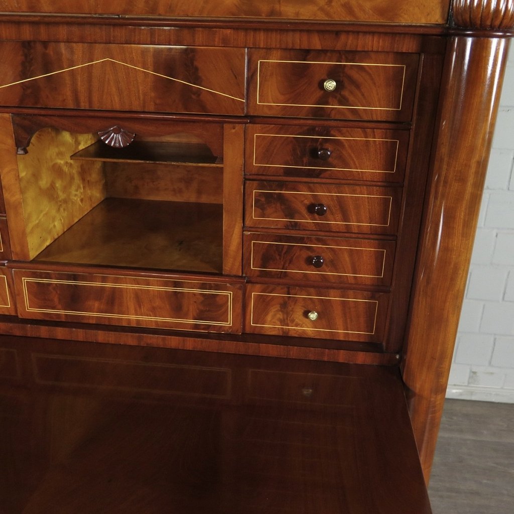 Sekretär Biedermeier 1830 Mahagoni