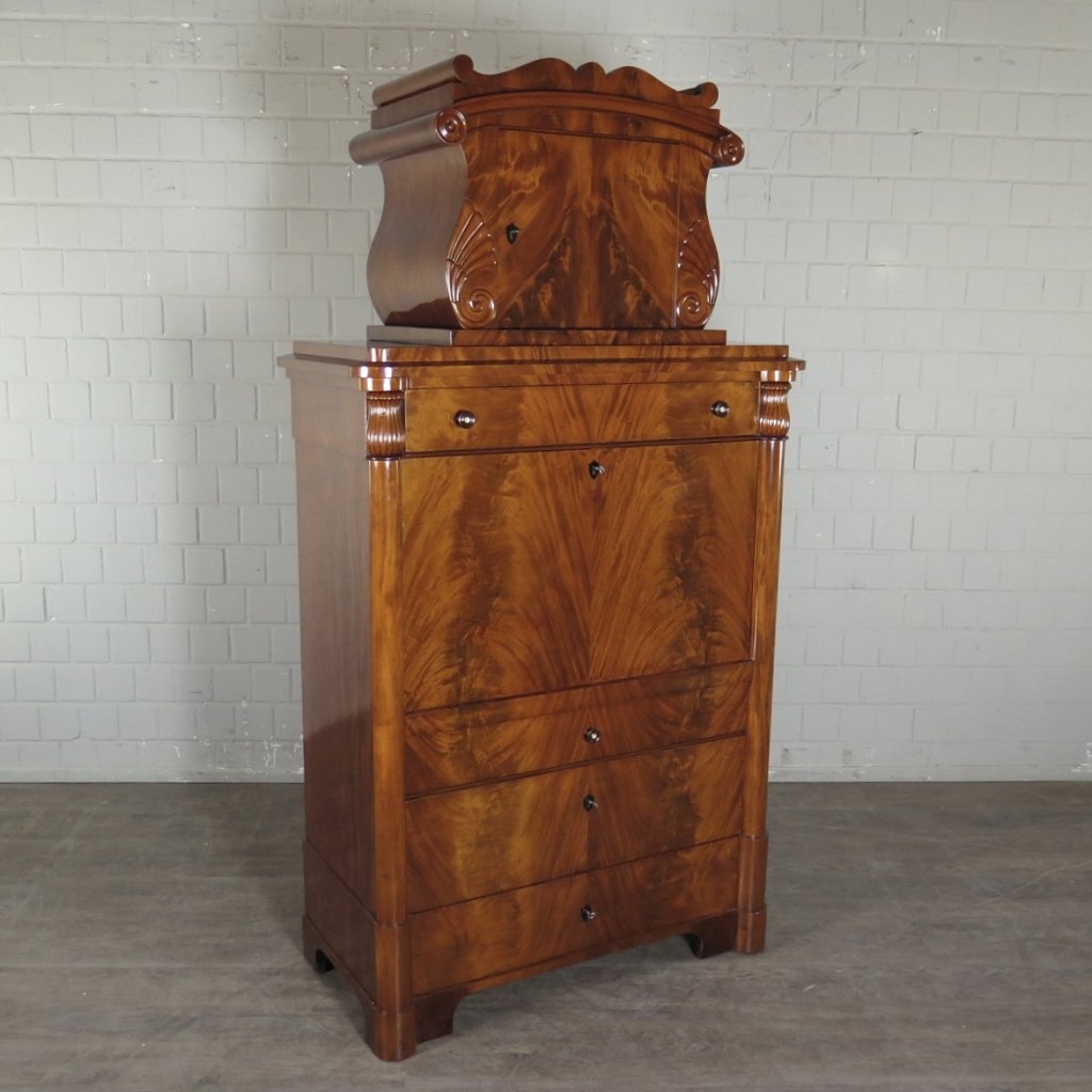Sekretär Biedermeier 1830 Mahagoni 