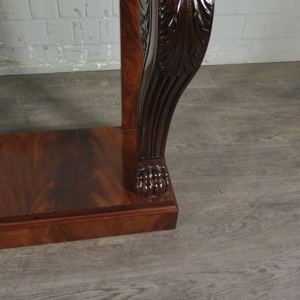 Wandtisch Konsolentisch Biedermeier 1820 Mahagoni