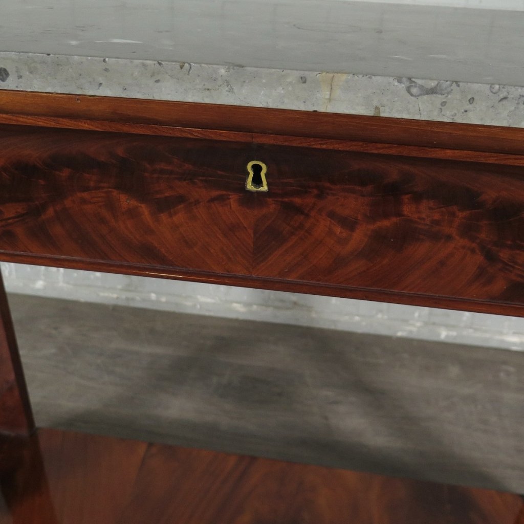 Wandtisch Konsolentisch Biedermeier 1820 Mahagoni